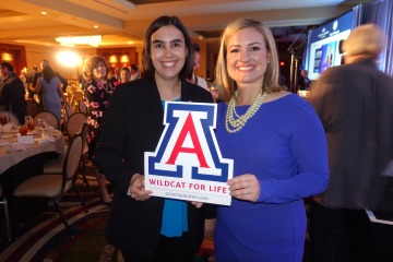 Dr. Sarah Coles UA takes a picture with Phoenix Mayor Gallego